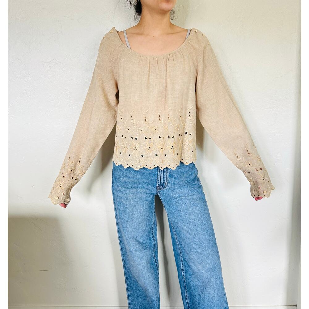 Vintage Bohemian Longsleeve Top
